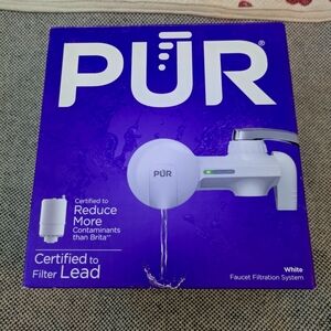 PUR White Faucet Filtration System New Still In Box